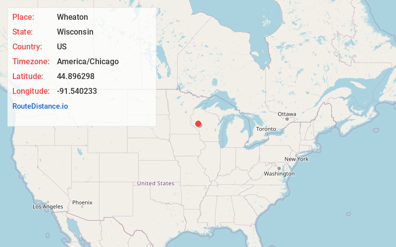 Map of Wheaton