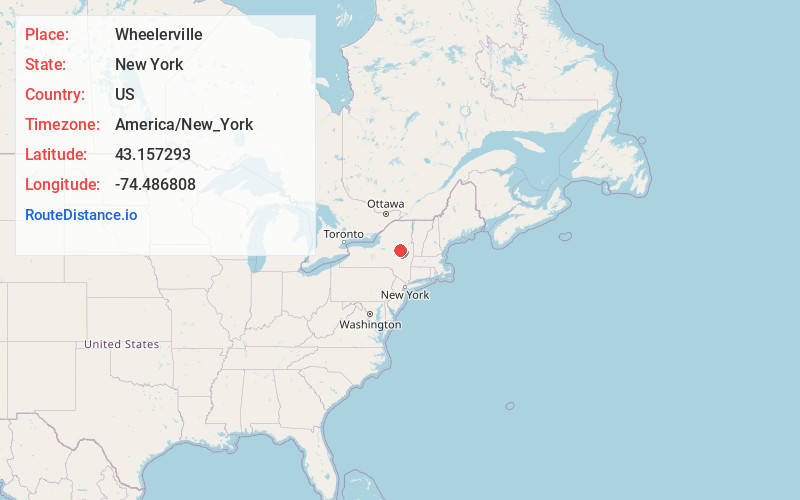 Map of Wheelerville