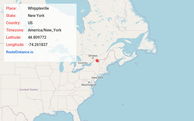 Map of Whippleville