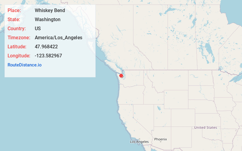 Map of Whiskey Bend