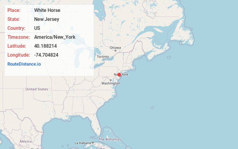 Map of White Horse