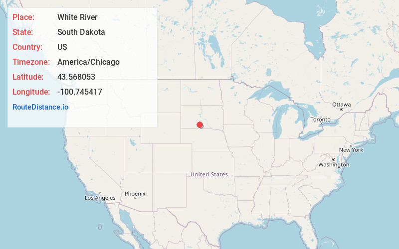 Map of White River