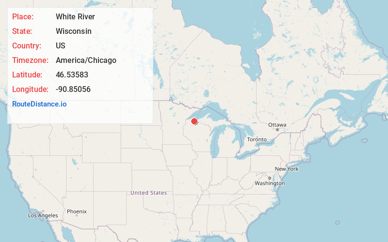 Map of White River