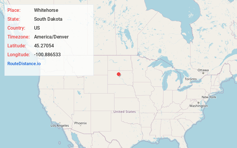 Map of Whitehorse
