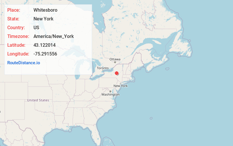 Map of Whitesboro
