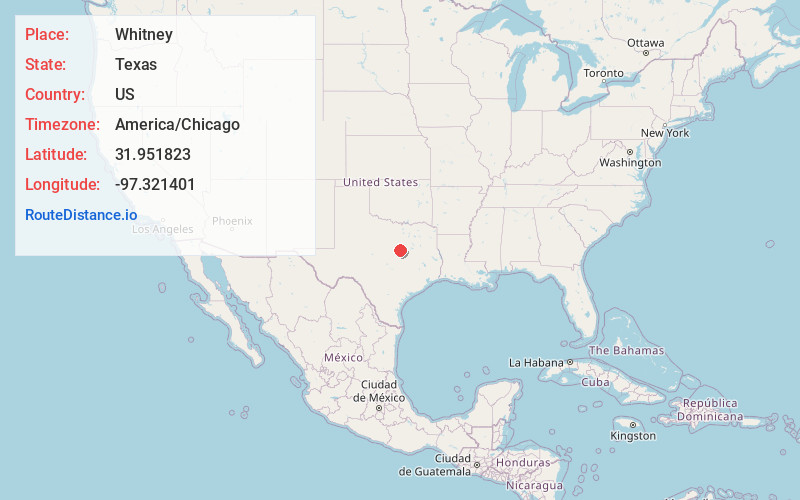Map of Whitney