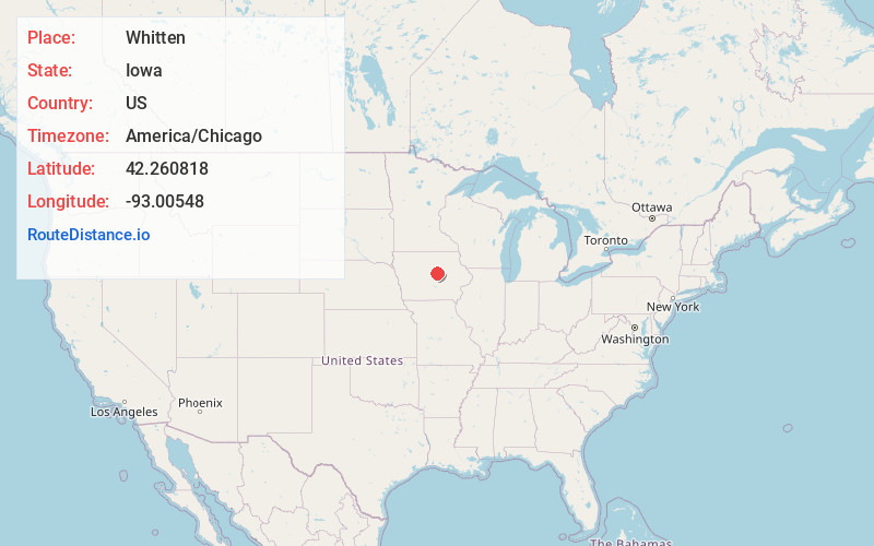 Map of Whitten