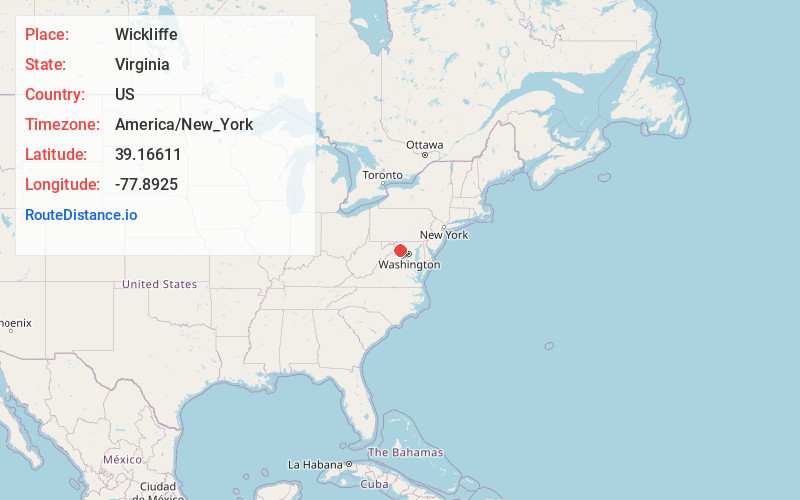 Map of Wickliffe