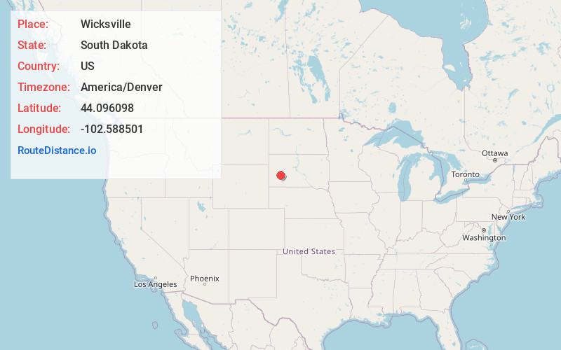 Map of Wicksville