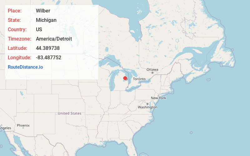 Map of Wilber