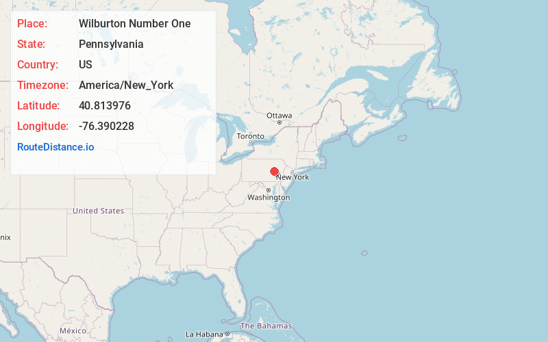 Map of Wilburton Number One