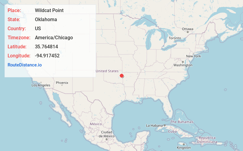 Map of Wildcat Point