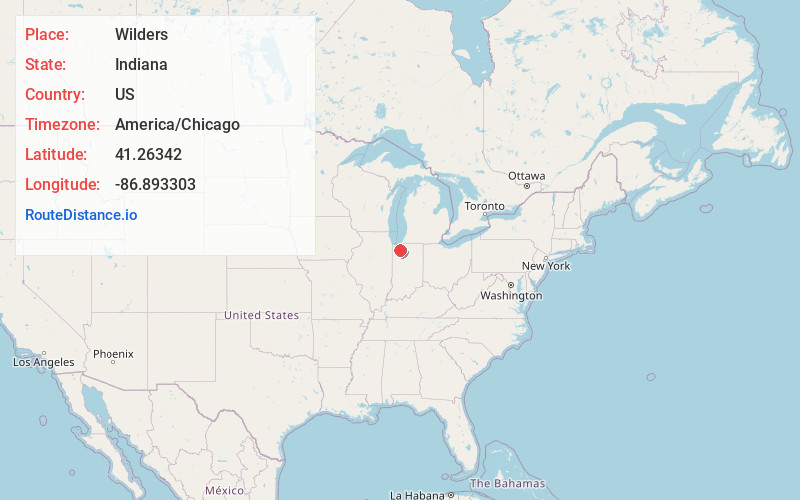 Map of Wilders