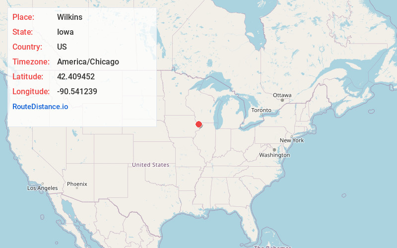 Map of Wilkins