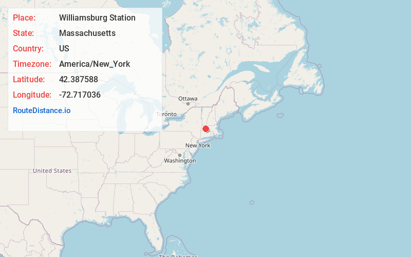Map of Williamsburg Station