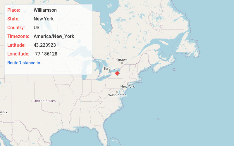 Map of Williamson