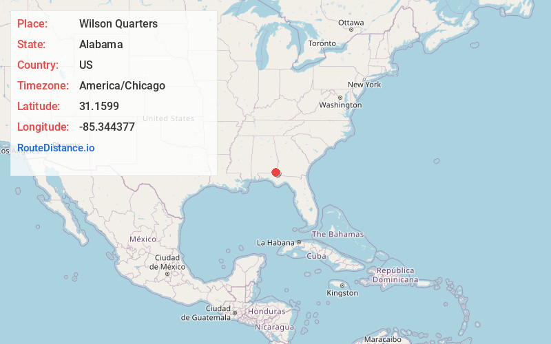 Map of Wilson Quarters