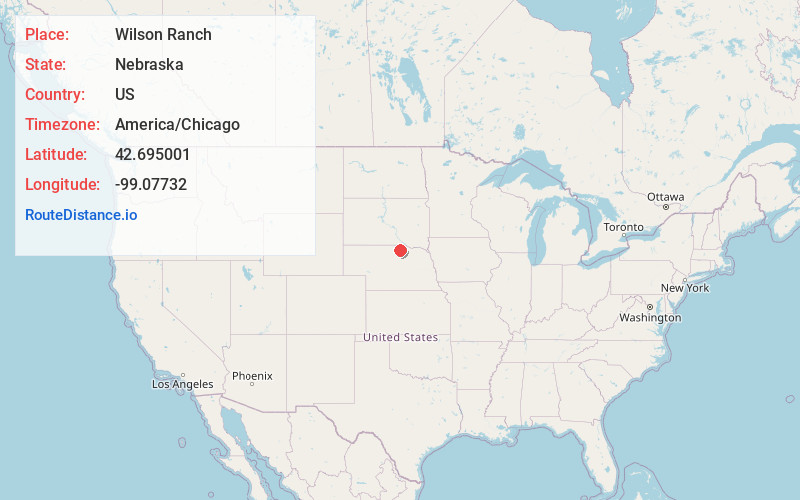 Map of Wilson Ranch