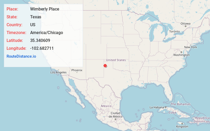 Map of Wimberly Place