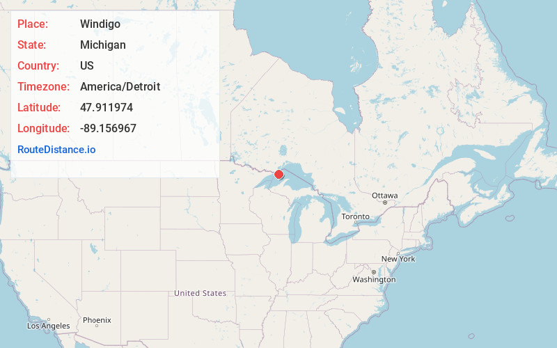 Map of Windigo