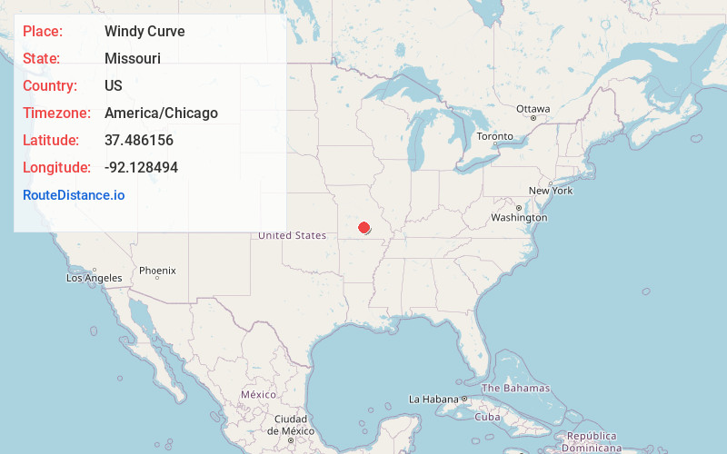 Map of Windy Curve