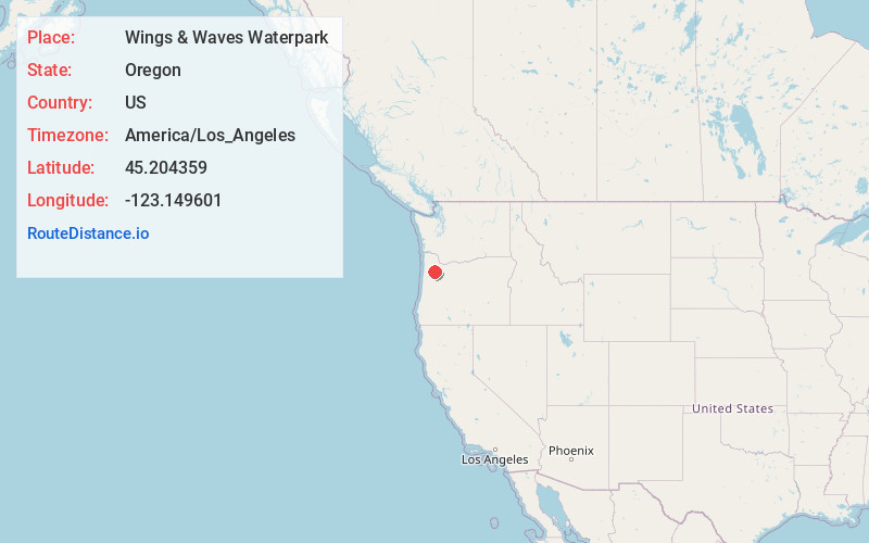 Map of Wings & Waves Waterpark