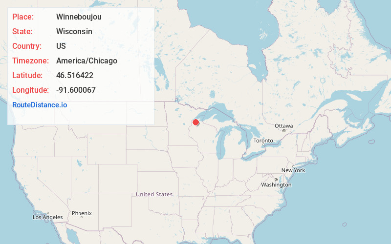 Map of Winneboujou