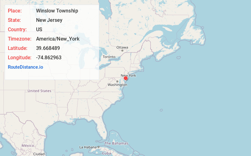 Map of Winslow Township