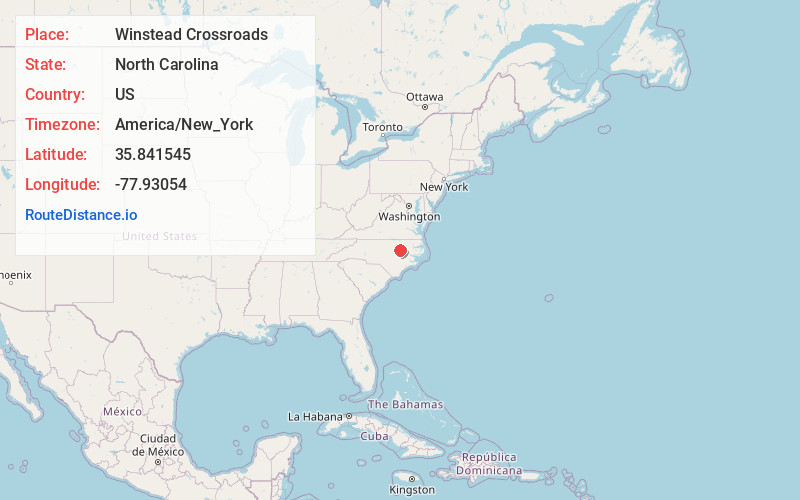 Map of Winstead Crossroads