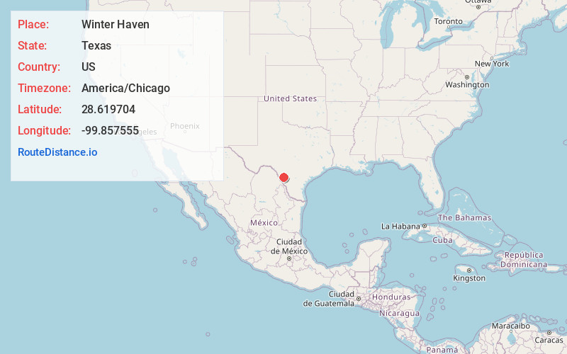 Map of Winter Haven