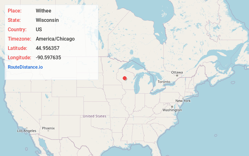 Map of Withee