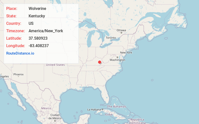 Map of Wolverine