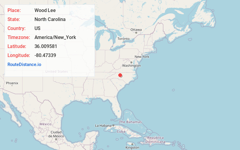 Map of Wood Lee