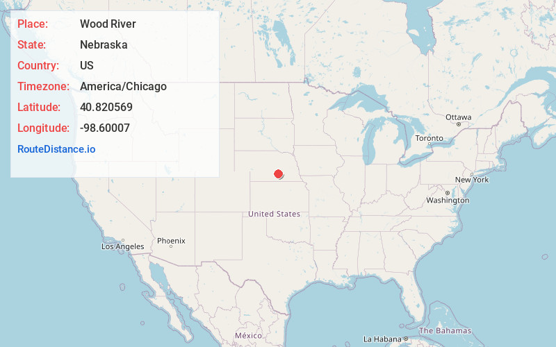 Map of Wood River