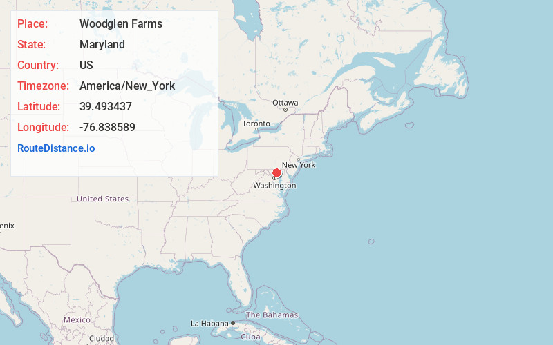 Map of Woodglen Farms