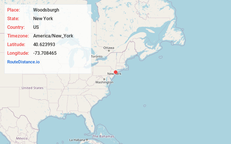 Map of Woodsburgh