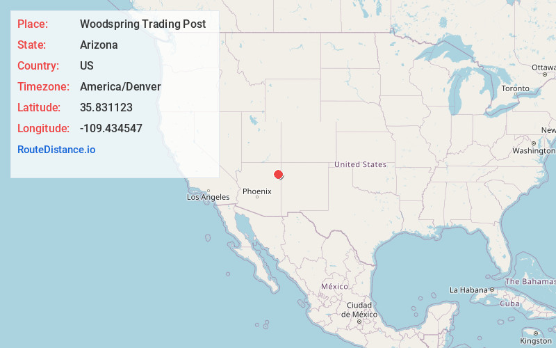 Map of Woodspring Trading Post