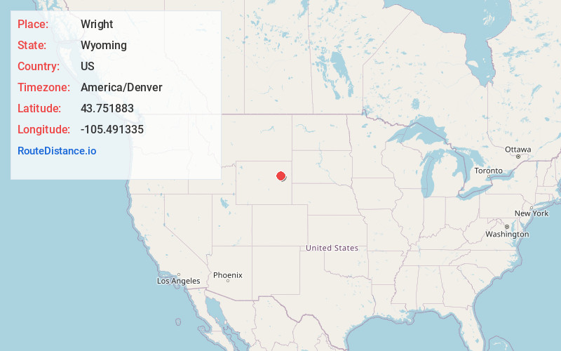 Map of Wright