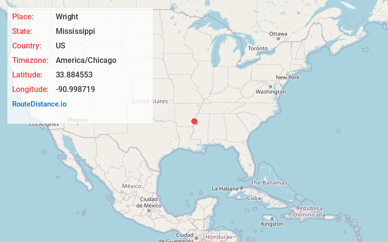 Map of Wright