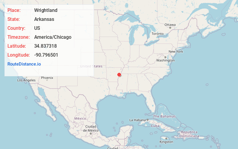 Map of Wrightland