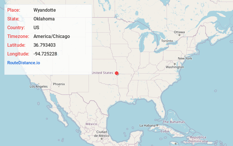 Map of Wyandotte