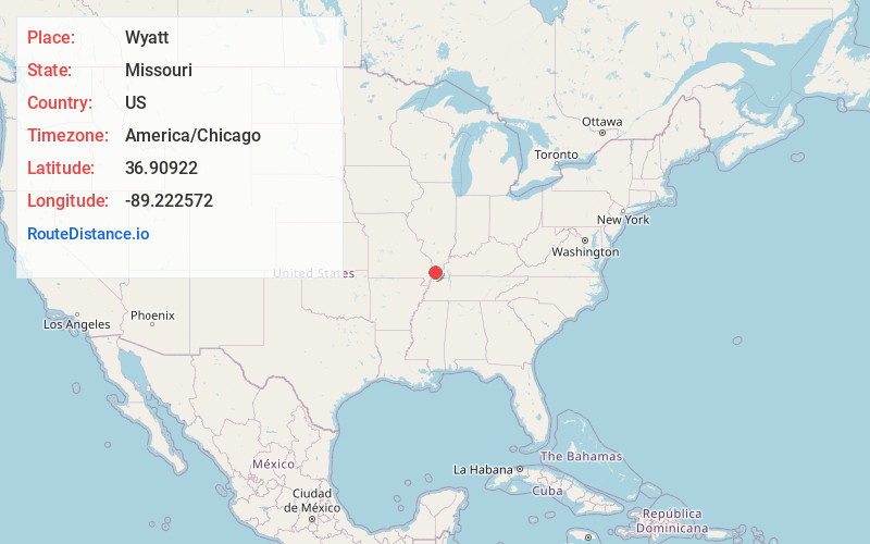 Map of Wyatt