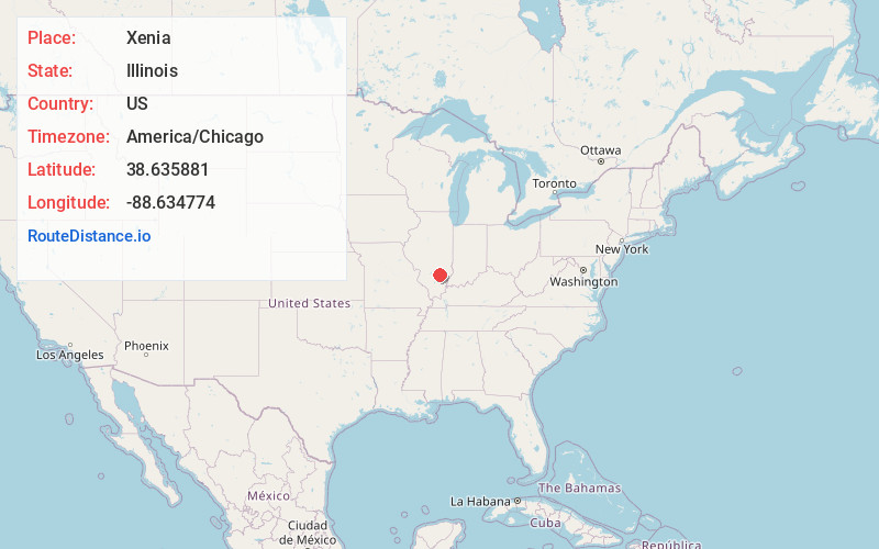 Map of Xenia