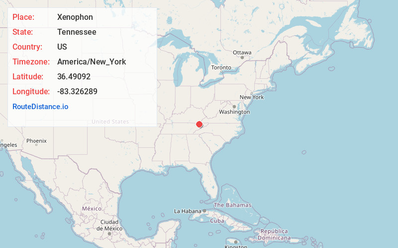 Map of Xenophon