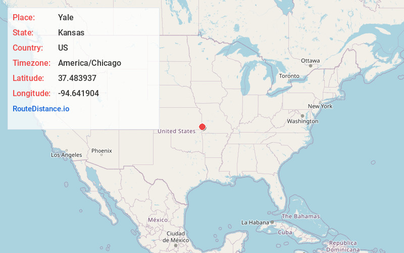 Map of Yale