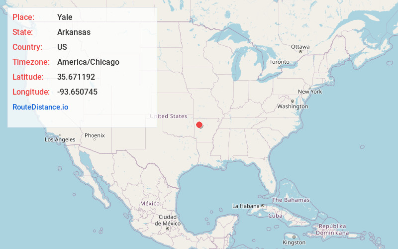 Map of Yale
