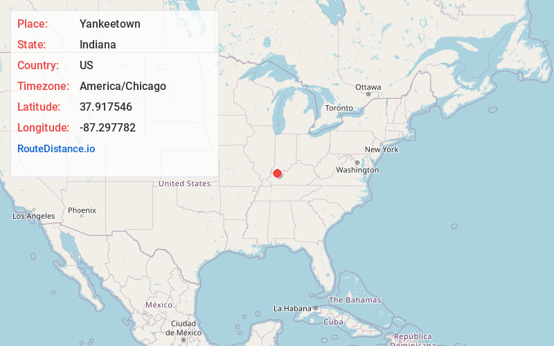 Map of Yankeetown