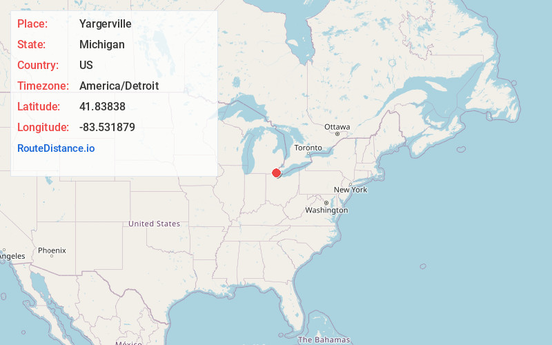 Map of Yargerville