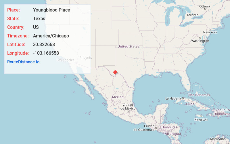 Map of Youngblood Place