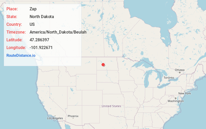 Map of Zap